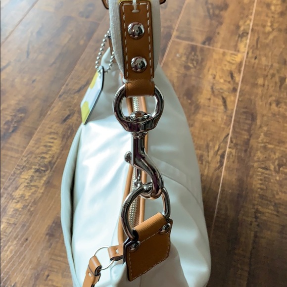 Satin Hampton Coach purse - Picture 3 of 8